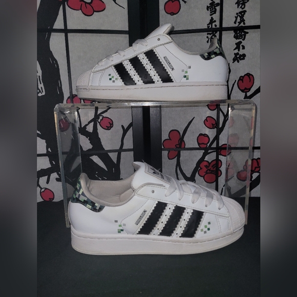 adidas gazelle silver green womens adidas Superstar II x Minecraft Shoes Kids - Kids - Cloud White / Supplier Colour
